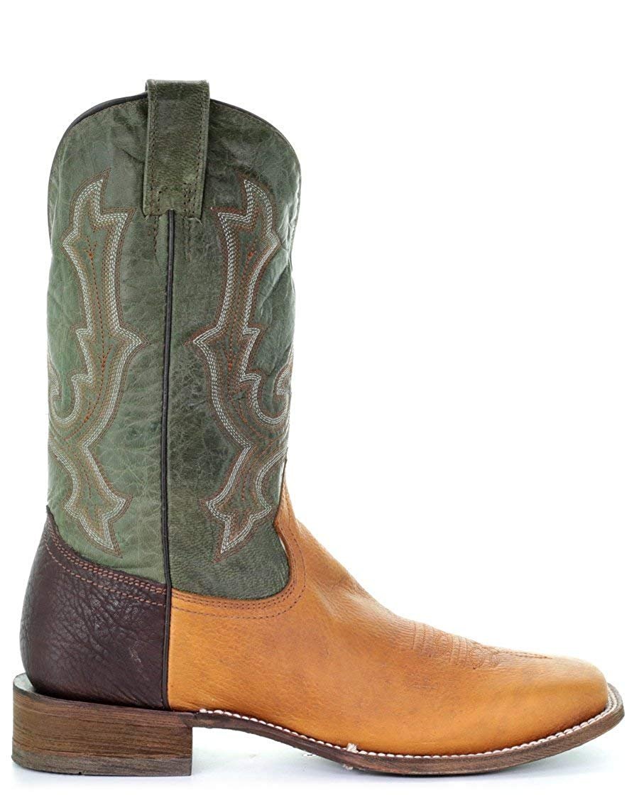 Side Profile of Corral Boots Men's Embroidered Comfort Cowboy Boot