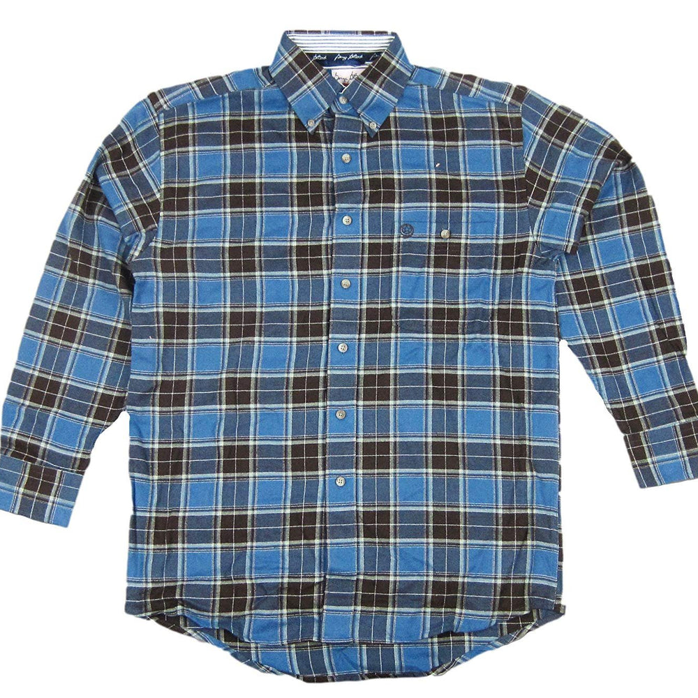 
                  
                    Front Flatlay of Men's Wrangler George Strait Long Sleeve Flannel Shirt
                  
                