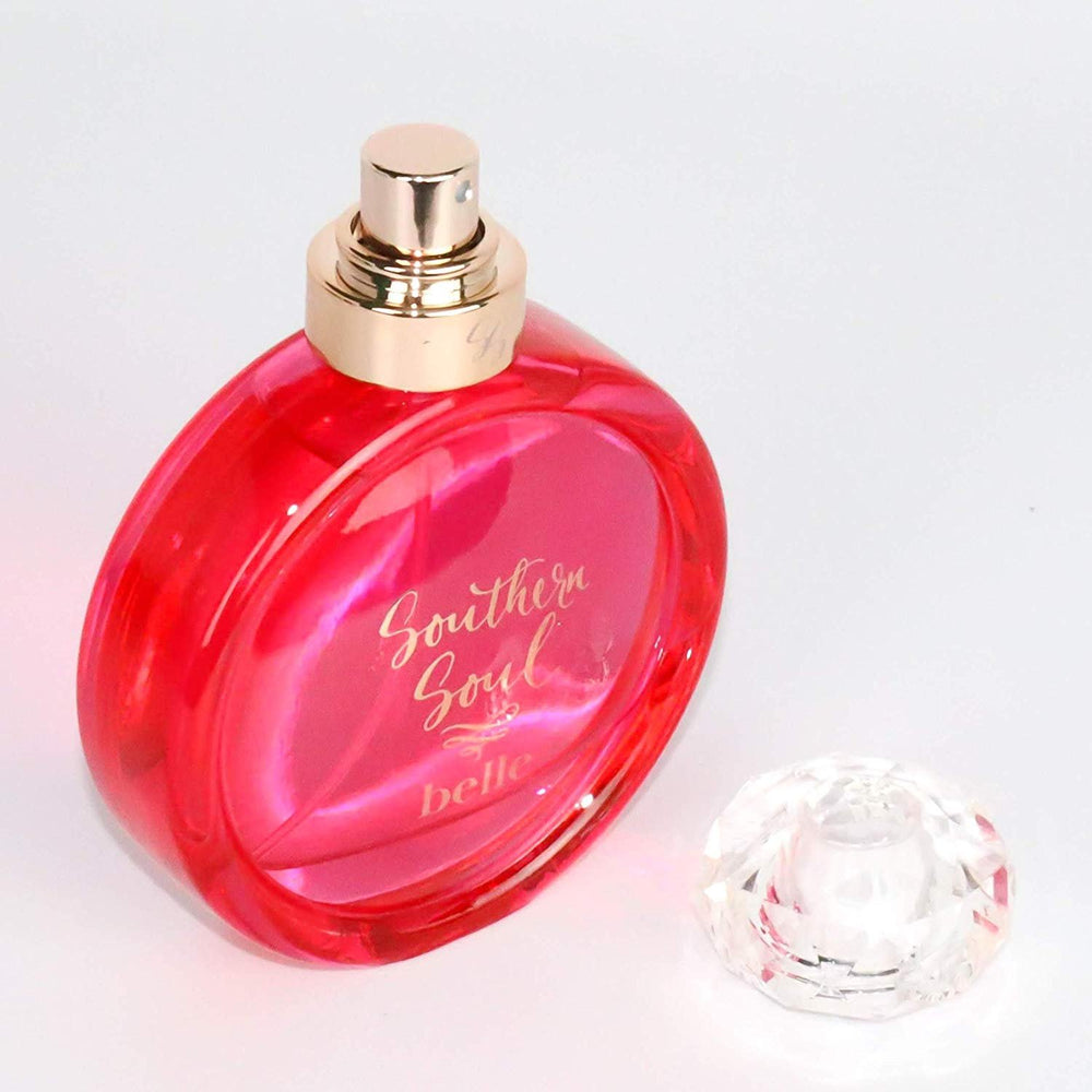 
                  
                    Bottle of Tru Western Women's Southern Soul Belle Perfume With Cap Removed
                  
                