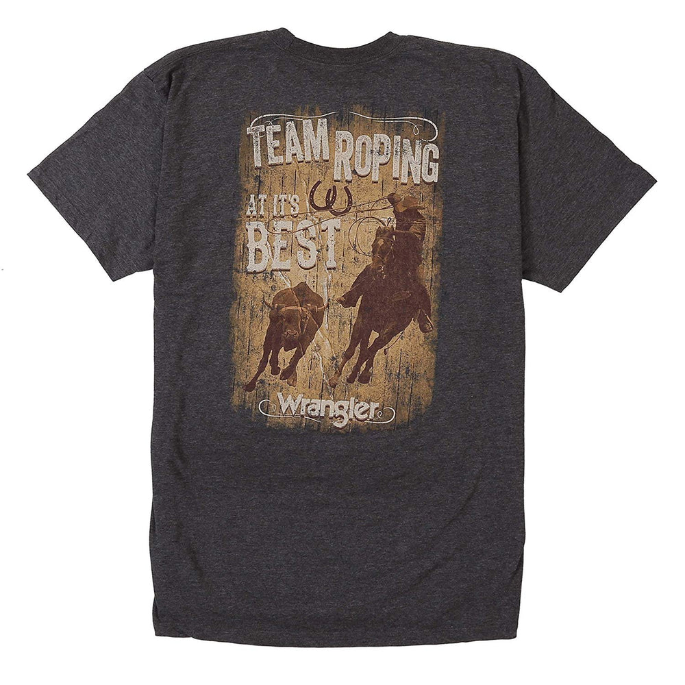 
                  
                    Back of Men's Wrangler Western T-Shirt
                  
                