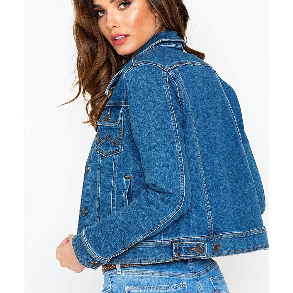 
                  
                    Women's Wrangler Western Denim Jacket Back
                  
                