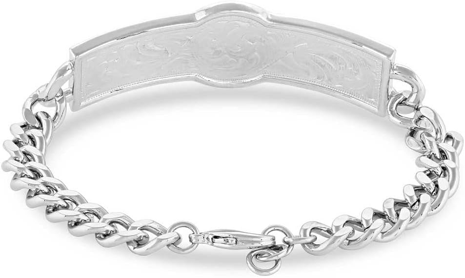 
                  
                    Back of Montana Silversmiths Men's My Duty Chris Kyle Link Bracelet
                  
                