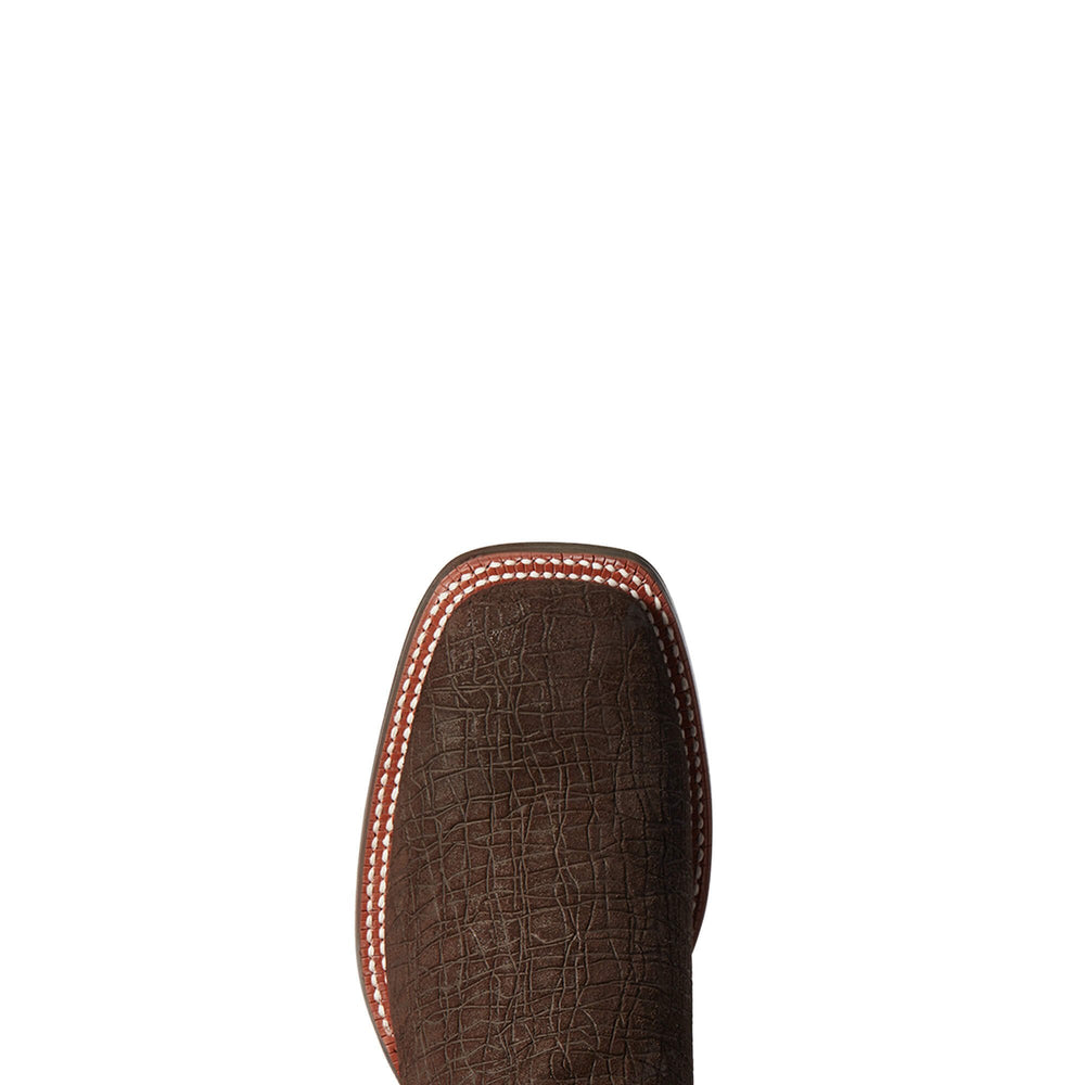 
                  
                    Toe Box of Ariat Men's Circuit Proud Western Boot in Dark Coffee/Night Dance
                  
                