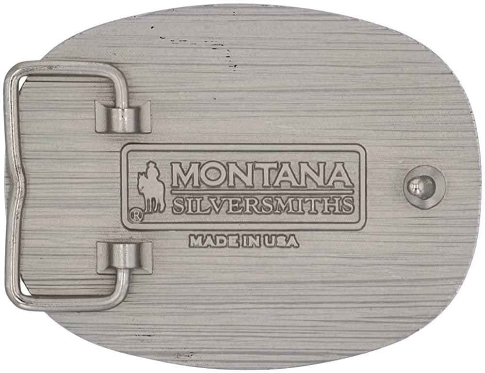 Back of Montana Silversmiths Don't Tread on Me Buckle