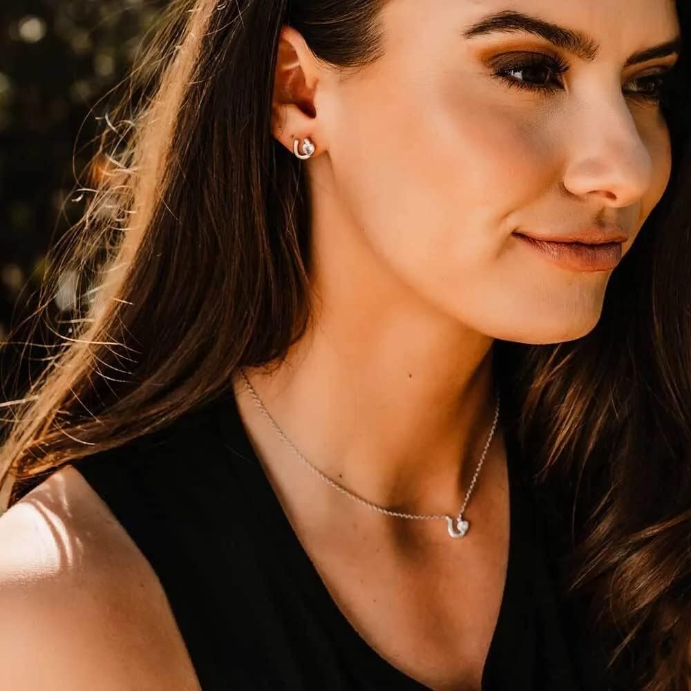 
                  
                    Woman Wearing Montana Silversmiths Women's Lucky in Love Horseshoe Earrings
                  
                