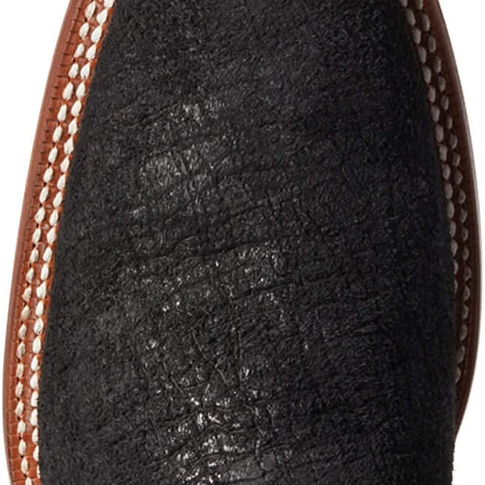 
                  
                    Toe Box of Ariat Men's Circuit Proud Western Boot in Black Hippo Print/Kiva Steps
                  
                