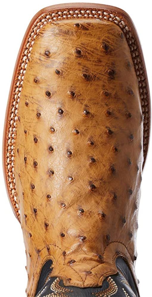 
                  
                    Toe Box of Ariat Men's Full Quill Ostrich Square Toe Western Boot
                  
                