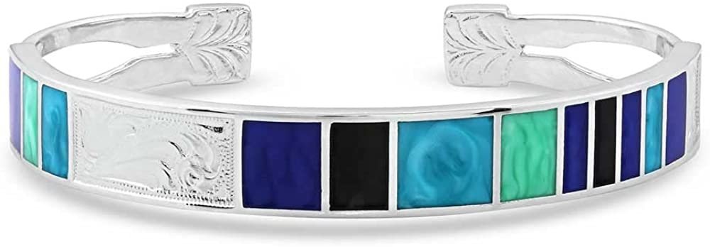 Montana Silversmiths Women's Turquoise Cuff Bracelet in American Legends