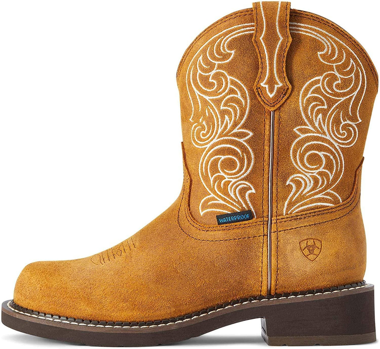 Side Profile of Ariat Women's Fatbaby Heritage Waterproof Western Boot