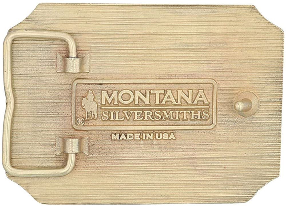 Back of Montana Silversmiths Patriot Christian Cowboy Attitude Belt Buckle