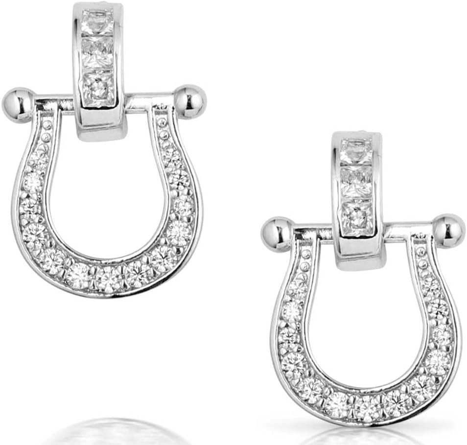 Montana Silversmiths Women's Ride in Style Crystal Earrings