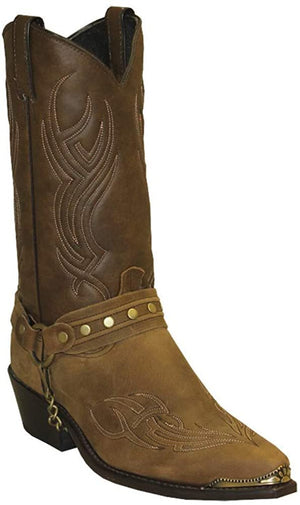 Men's brown cowboy boot