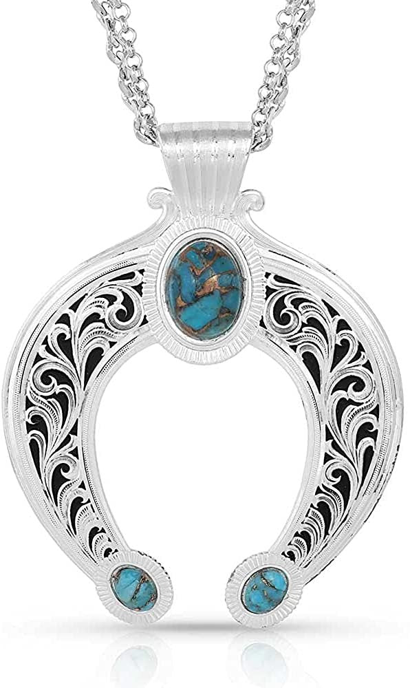 Montana Silversmiths Romancing the Stone Squash Blossom Necklace