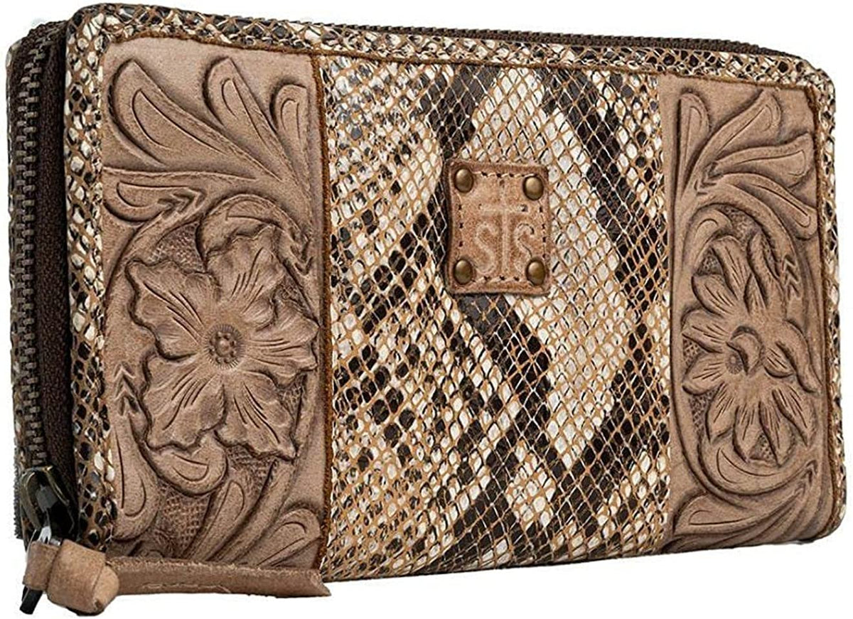 Sts Ranchwear Wallets STS Ranchwear Stella Python Print Bifold Wallet