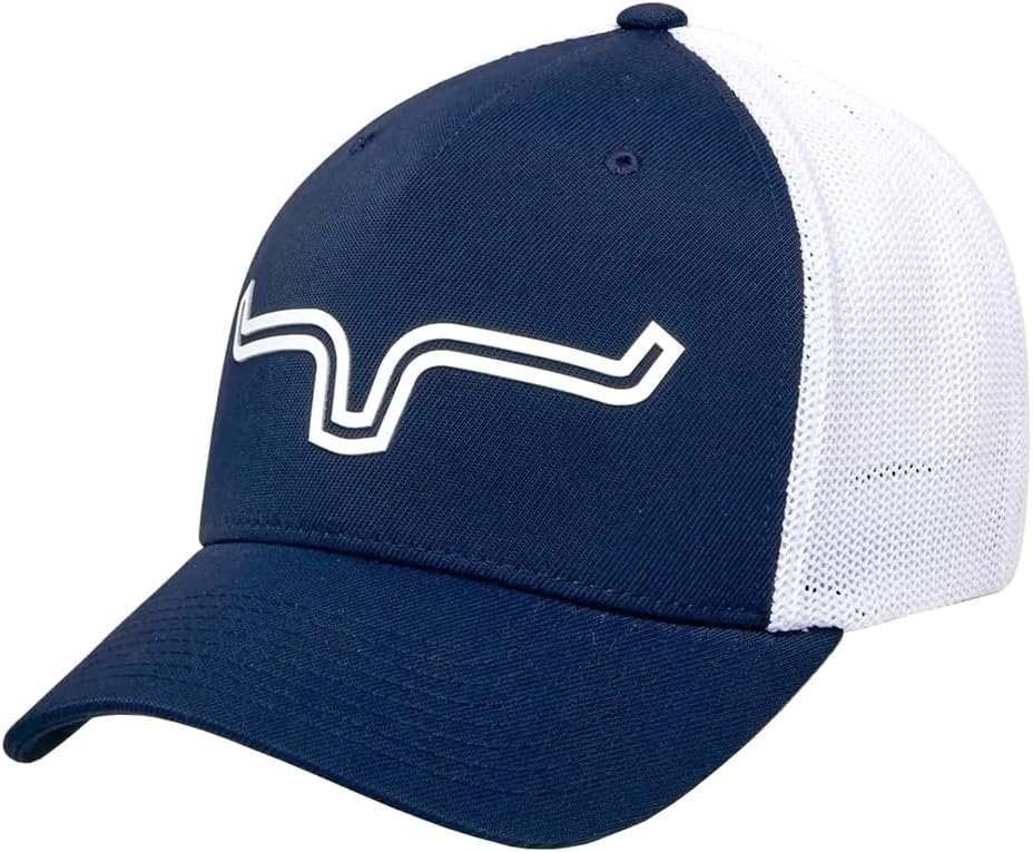 Kimes Ranch 110 Double Trac Trucker Hat in Navy