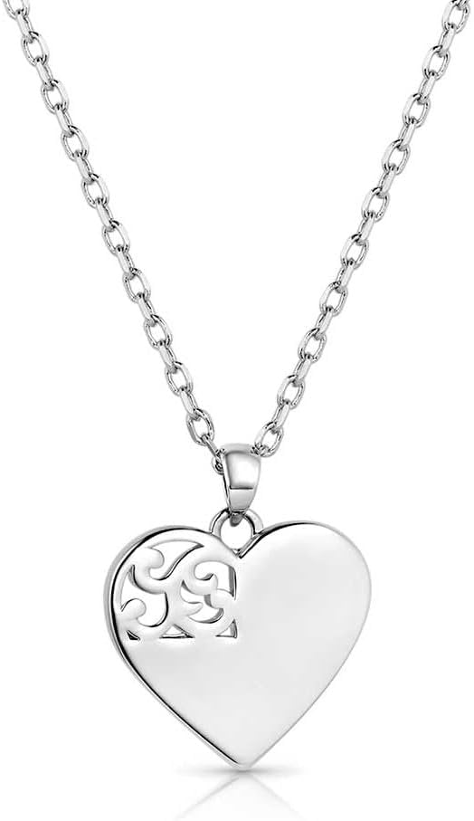
                  
                    Back of Montana Silversmiths Women's Love for Texas Necklace
                  
                