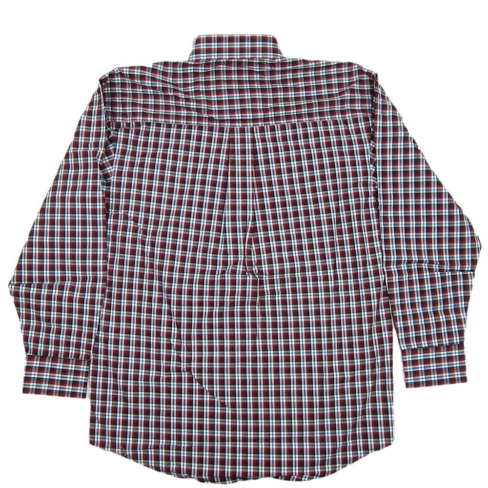 Men's Wrangler George Strait Long Sleeve Flannel Shirt Back