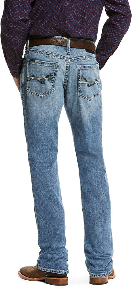 Back of Ariat Men's M4 Low Rise Stretch Coleman Boot Cut Jeans