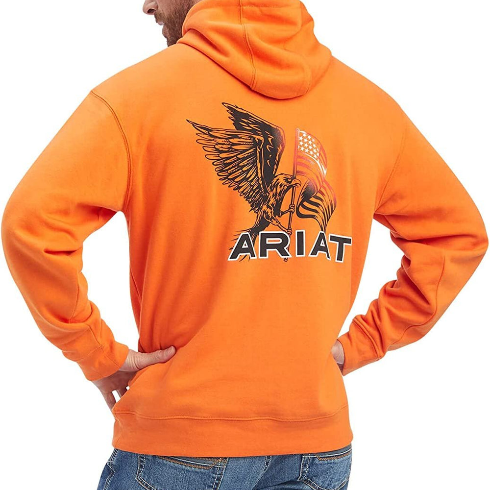Back of Ariat Men's Free Bird Hoodie