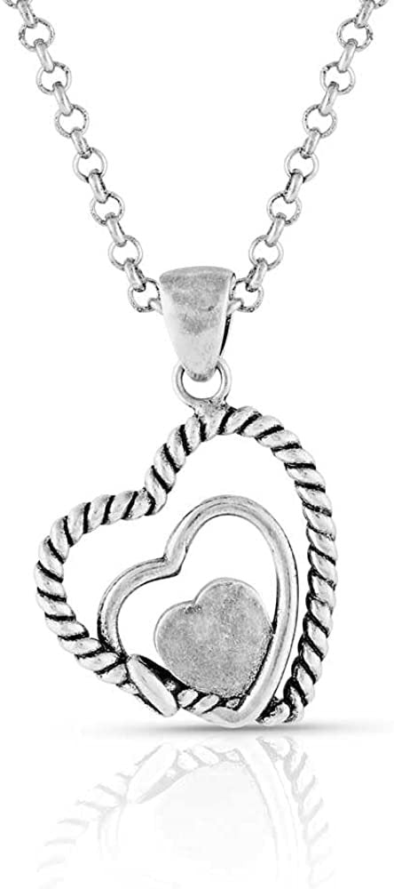 
                  
                    Back of Montana Silversmiths Clearer Ponds Turquoise Heart Necklace
                  
                