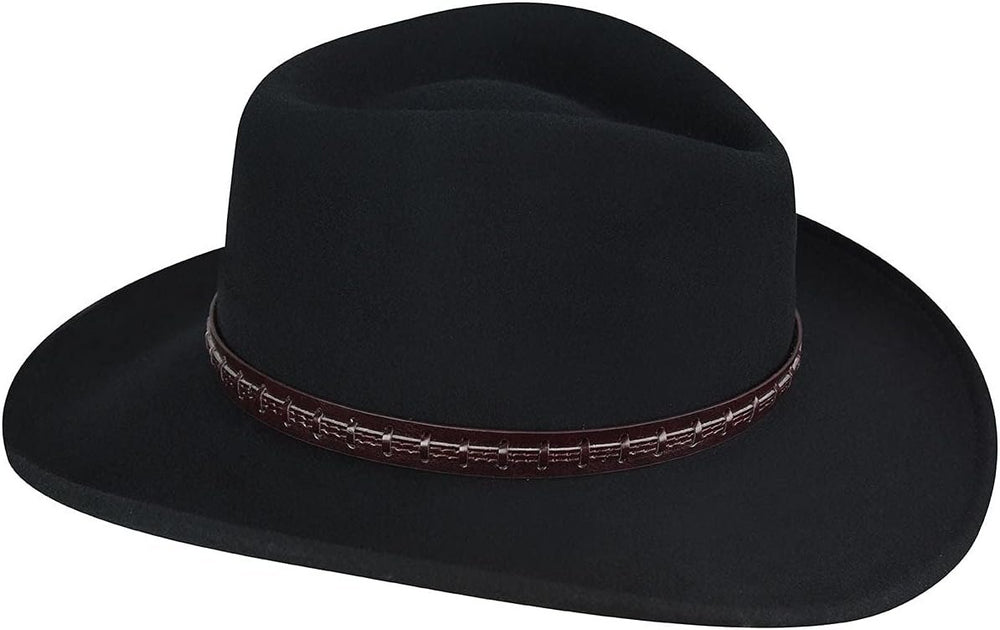 
                  
                    Side Angled View of Bailey Firehole Felt Western Hat in Black
                  
                