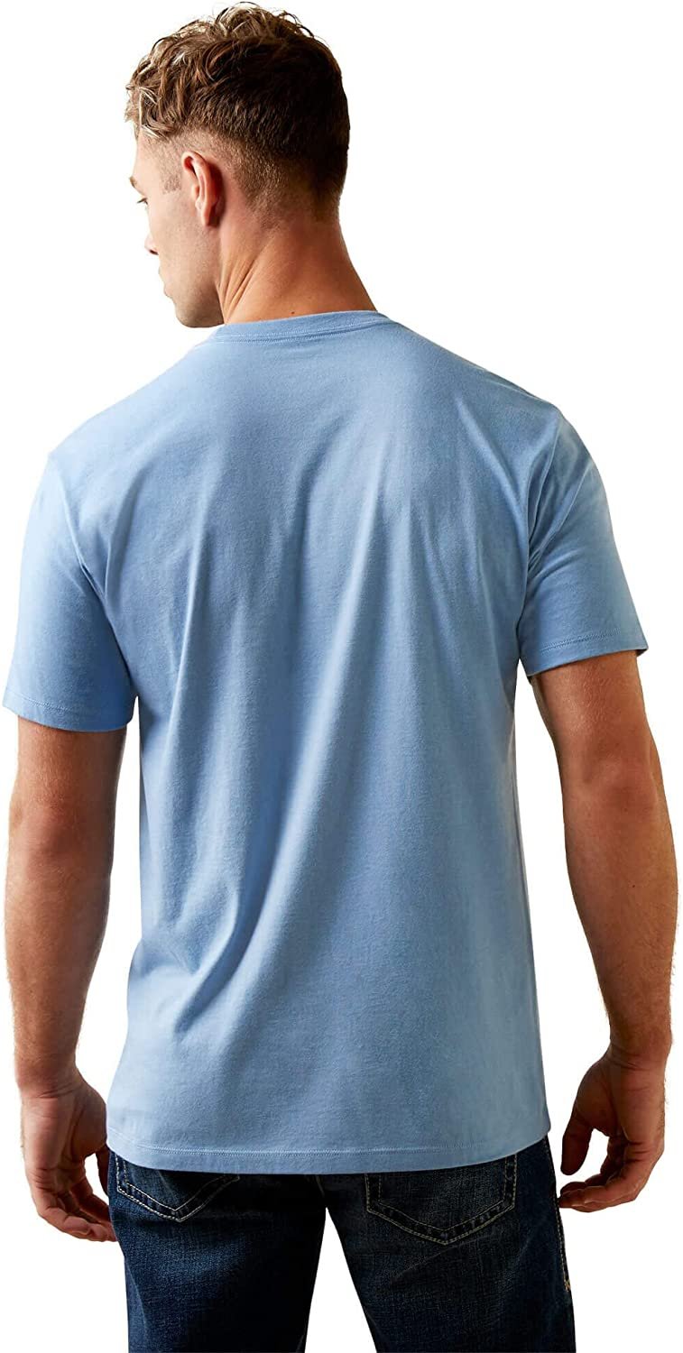 Back of Ariat x Western Aloha Men's Surfboarding T-Shirt