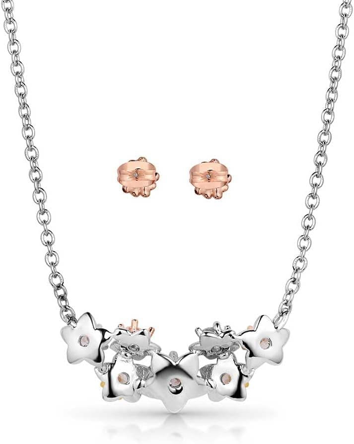 Back of Montana Silversmiths Wildflower Meadow Jewelry Set