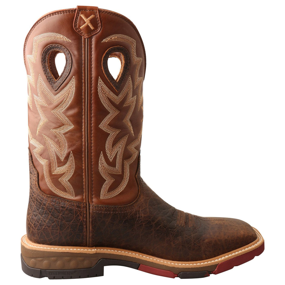 
                  
                    Other Side of Twisted X Men's 12" Western Work Boot in Smoky Chocolate/Spice
                  
                