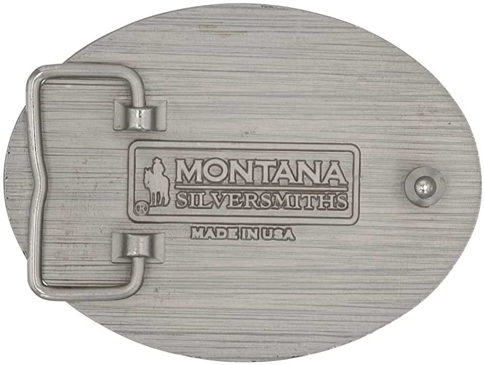 
                  
                    Back of Montana Silversmiths American Flag Attitude Buckle
                  
                