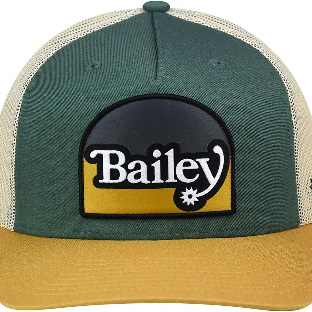 Bailey Western Paine Trucker Cap in Forest Green