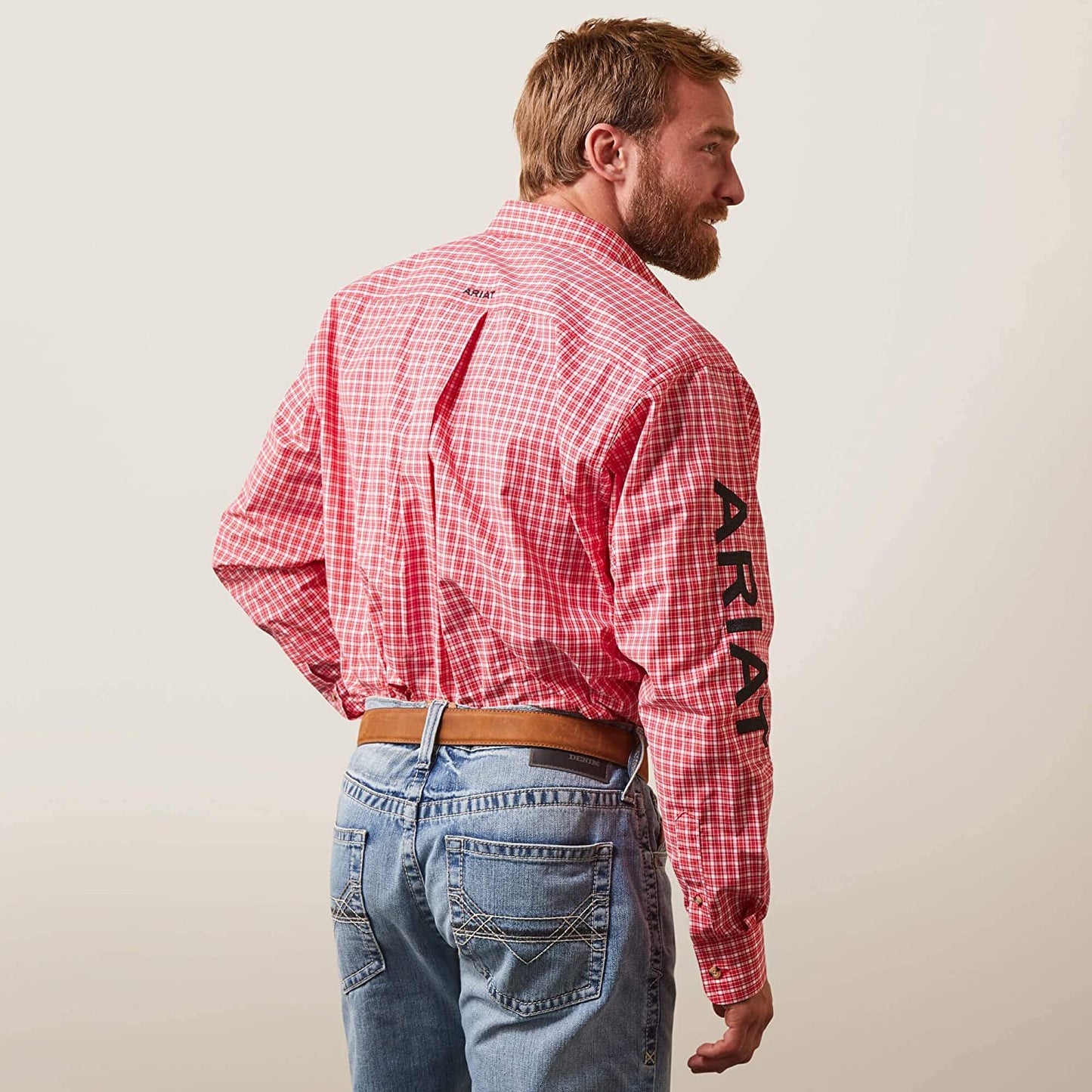 Back of Ariat Men's Pro Series Team Saul Classic Fit Shirt
