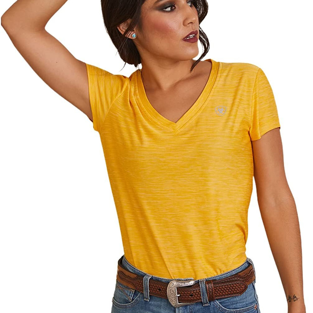 Ariat Women's Laguna Top in Yolk Yellow