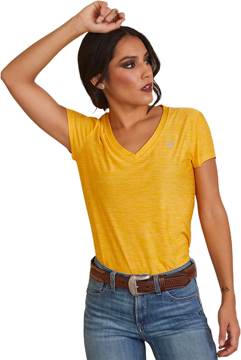 Ariat Women's Laguna Top in Yolk Yellow