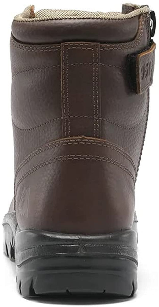 
                  
                    Back of Steel Blue Argyle Zip Work Boot
                  
                