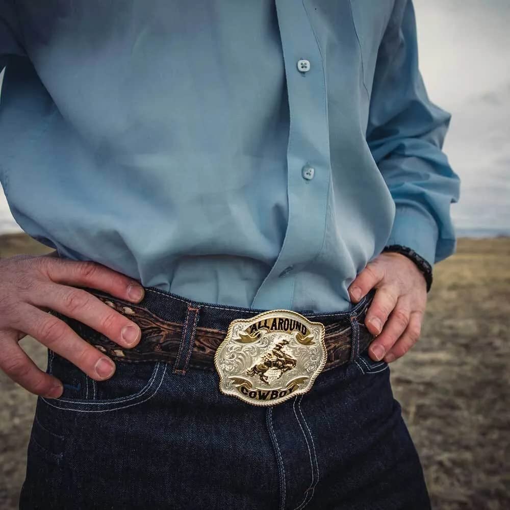 Montana Silversmiths Ranch Rodeo Series Attitude Western Belt