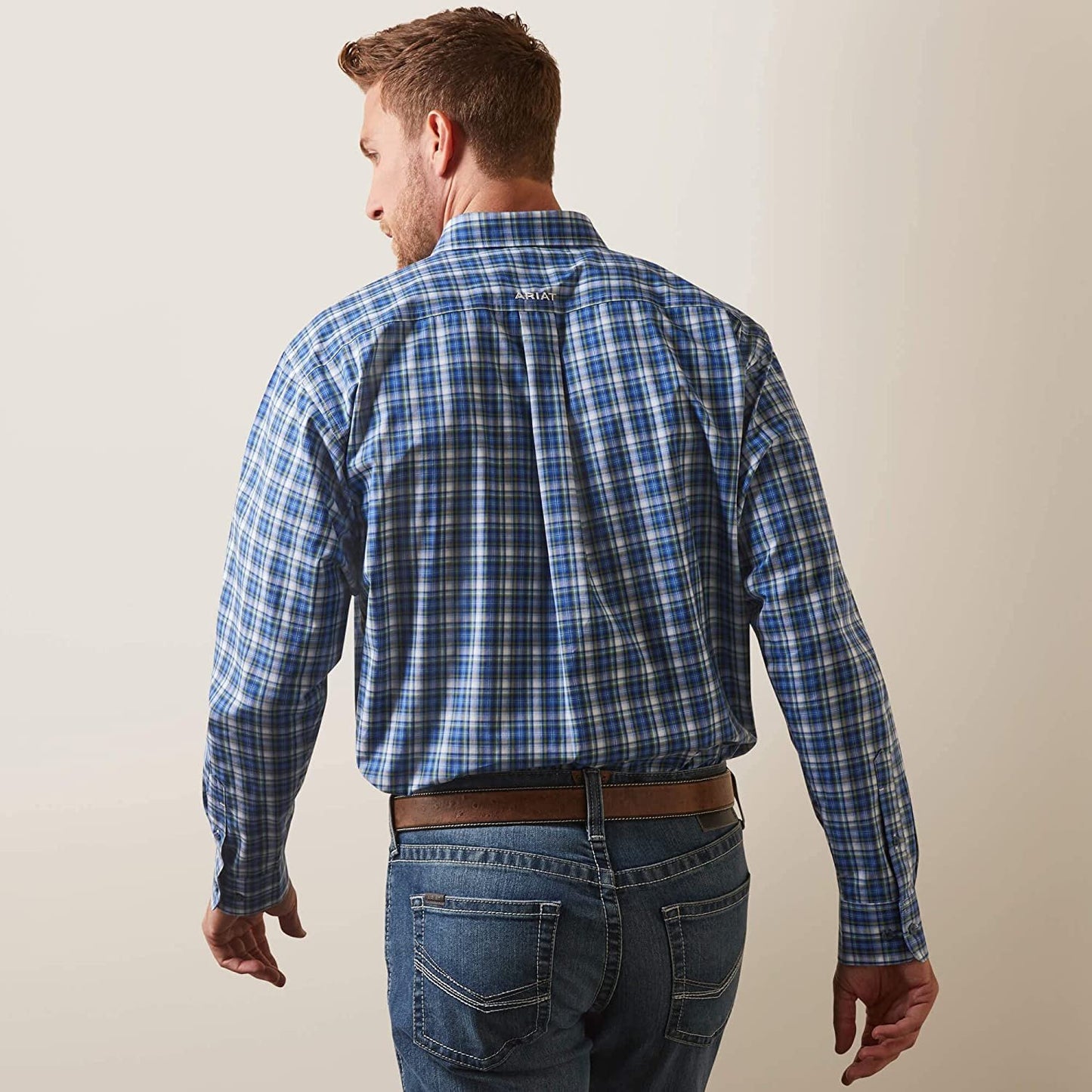 Back of Ariat Men's Pro Series Team Samson Classic Fit Shirt