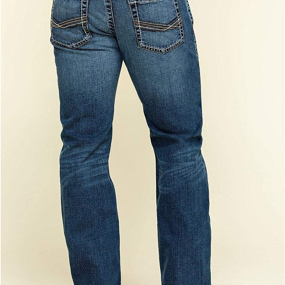 
                  
                    Back of Ariat Men's M5 Slim Stretch Summerland Stackable Straight Leg Jeans
                  
                