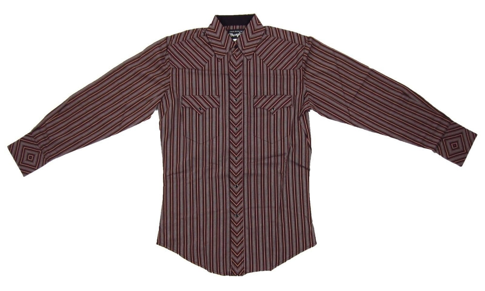 
                  
                    Front Flatlay of Men's Wrangler Silver Edition Long Sleeve Western Shirt
                  
                