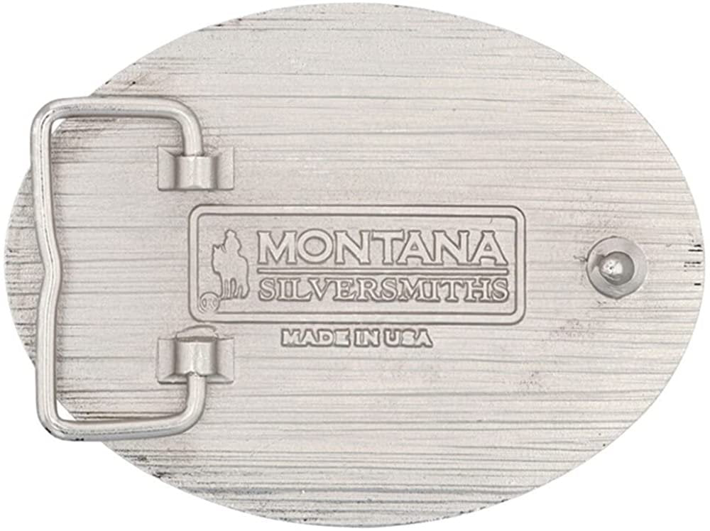 Back of Montana Silversmiths Betsy Sparkling Patriotic Attitude Belt Buckle