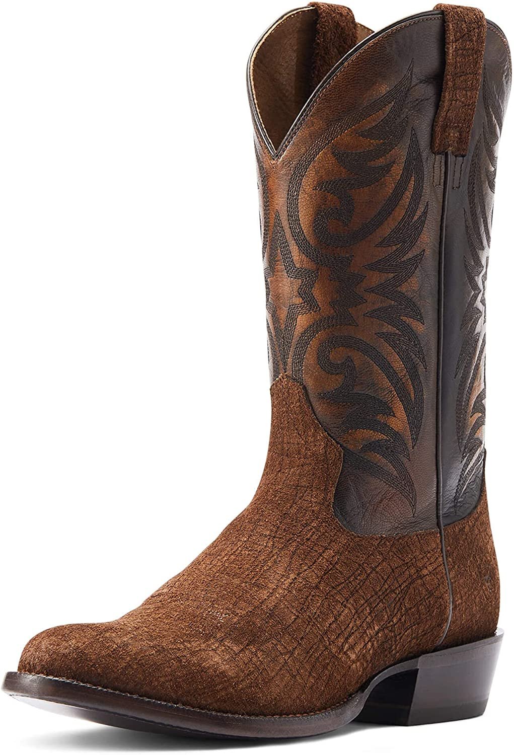 Ariat Men's Bankroll Western Boot in Hippo Tan Suede