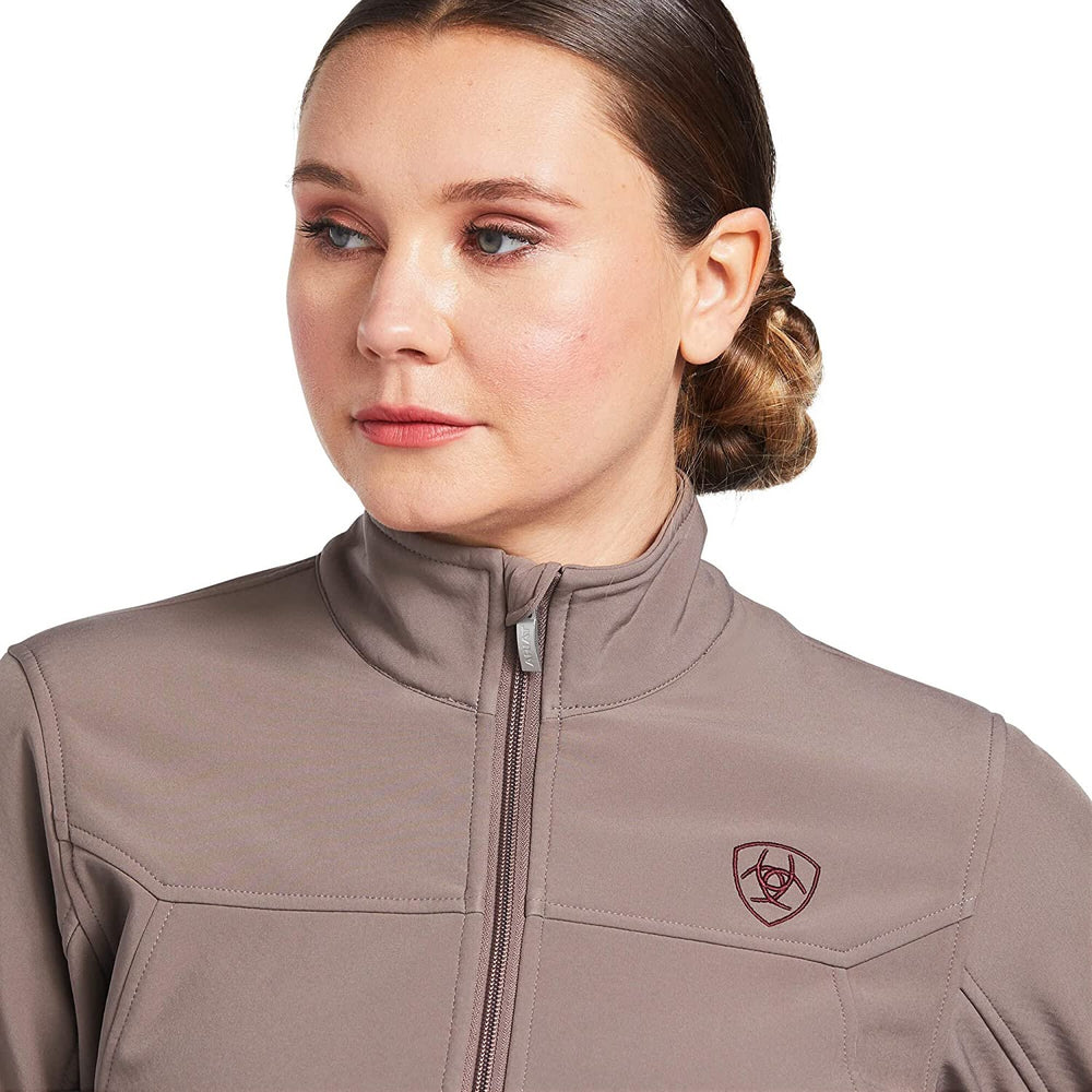 
                  
                    Collar of Ariat Women's New Team Softshell Jacket in Iron
                  
                