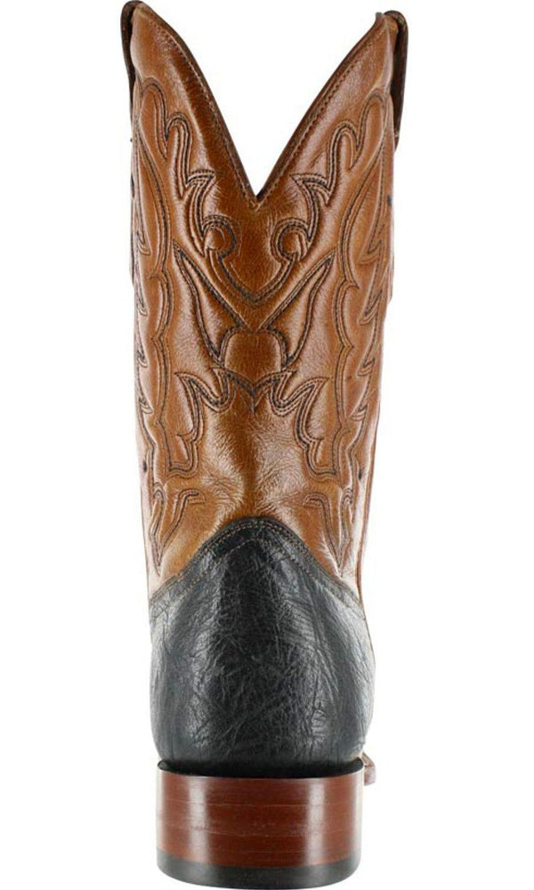 
                  
                    Back View of Corral Boots Men's Cango Tobacco Full Quill Ostrich Cowboy Boot
                  
                