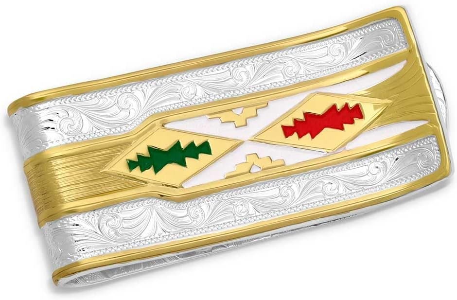 Back of Montana Silversmiths Mexican Pride Money Clip