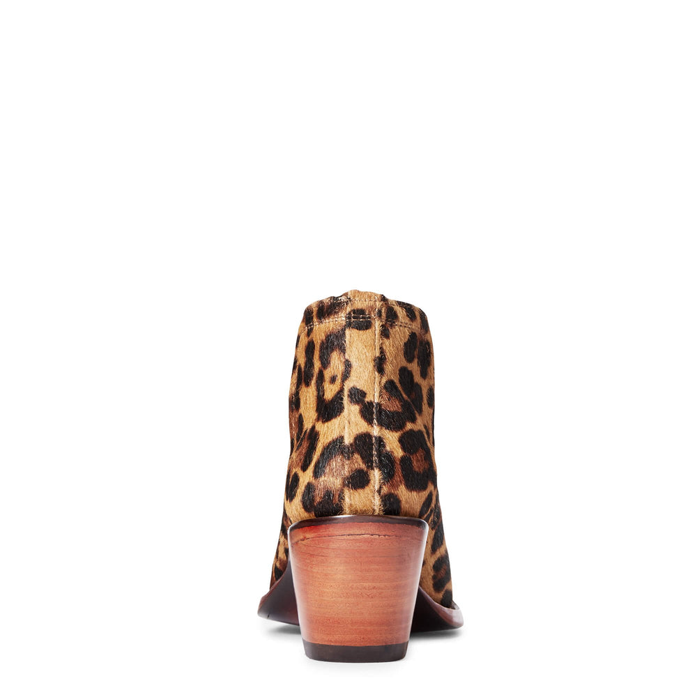 
                  
                    Back View of Ariat Women's Dixon Haircalf Western Boot in Leopard Hair On
                  
                