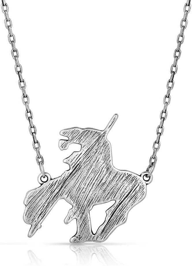 Back of Montana Silversmiths Women's End of the Trail Pendant Necklace