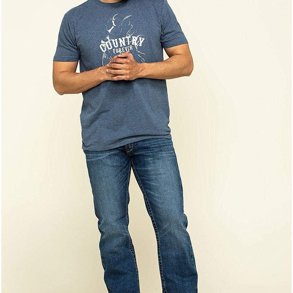 
                  
                    Man Wearing Ariat Men's M5 Slim Stretch Summerland Stackable Straight Leg Jeans
                  
                