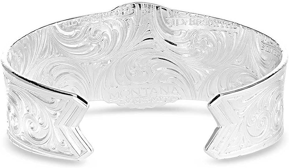 Back of Montana Silversmiths Women's Spirit of the Thunderbird Cuff Bracelet