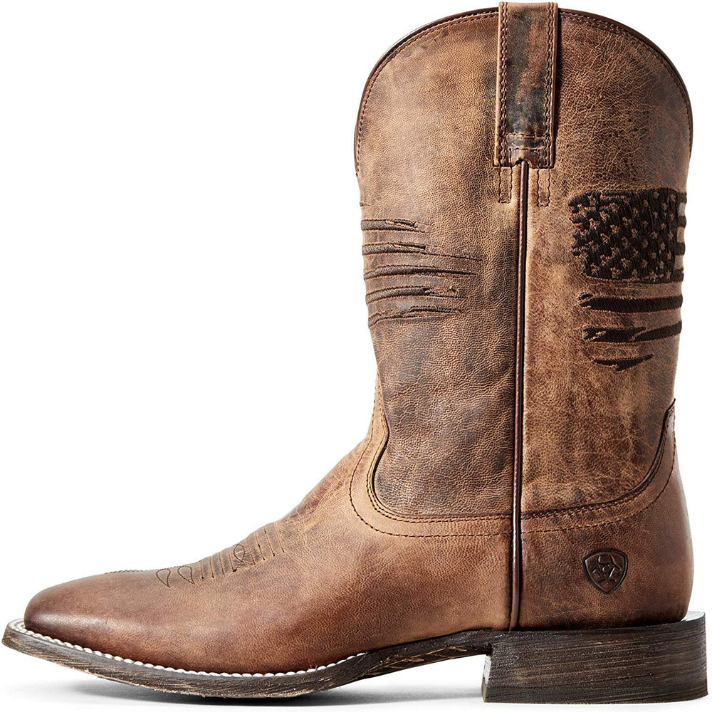 
                  
                    Side Profile of Ariat Men's Circuit Patriot Cowboy Boot
                  
                
