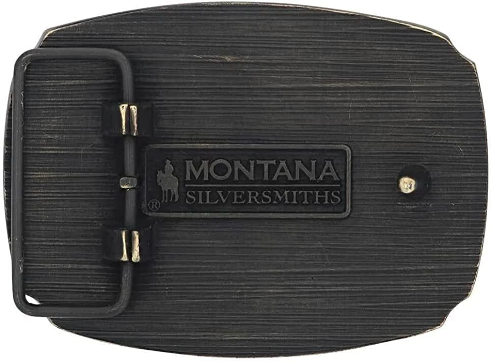 Back of Montana Silversmiths Men's In God We Trust Heritage Attitude Buckle