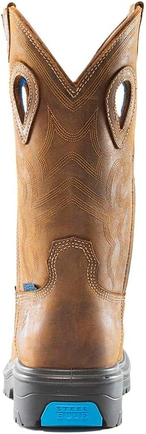 
                  
                    Back of Steel Blue - Blue Heeler Met Boot in Brown
                  
                